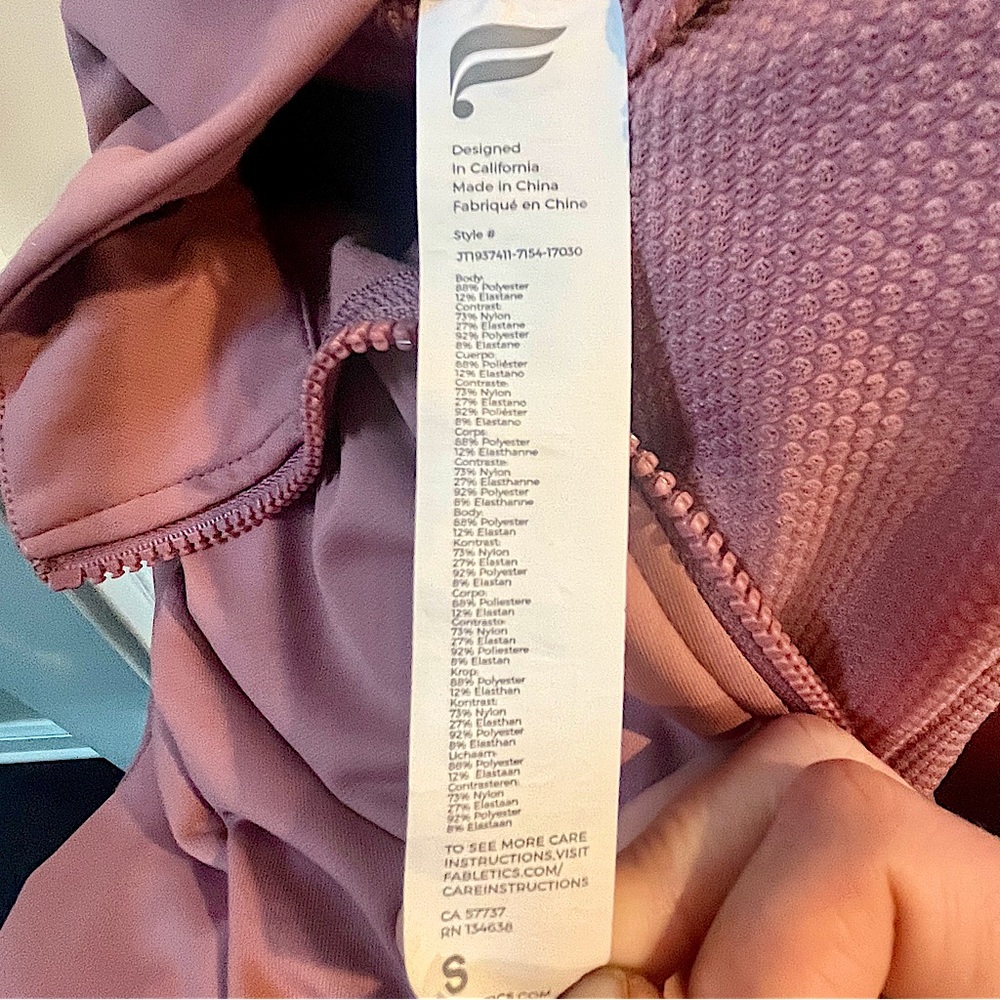 Fabletics Rosalia Performance Zip-Up Sweatshirt J… - image 5